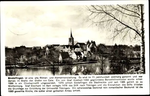 Ak Sindelfingen in Württemberg, Ortsansicht