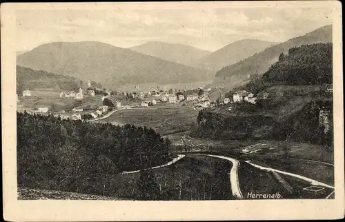 Ak Bad Herrenalb im Schwarzwald, Panorama