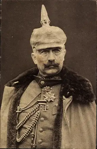 Ak Kaiser Wilhelm II., Portrait in Felduniform, Orden
