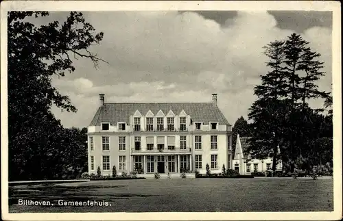 Ak Bilthoven De Bilt Utrecht Niederlande, Gemeentehuis