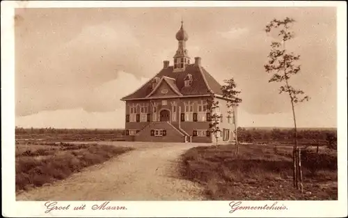 Ak Maarn Utrecht, Gemeentehuis