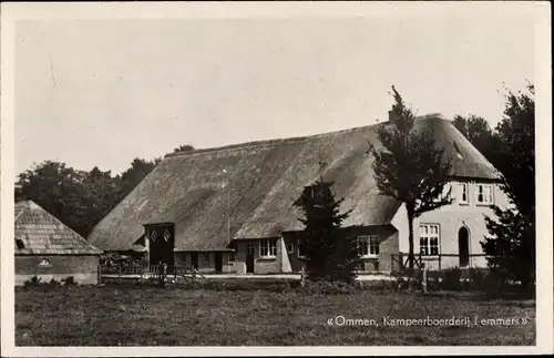 Ak Ommen Overijssel Niederlande, Kampeerboerderij Lemmers