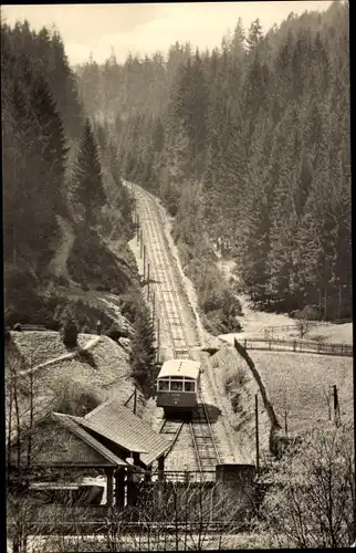 Ak Mellenbach Glasbach Thüringer Wald, Obstfelderschmiede, Bergbahn