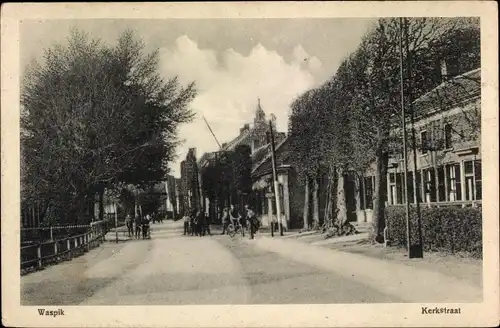 Ak Waspik Nordbrabant Niederlande, Kerkstraat