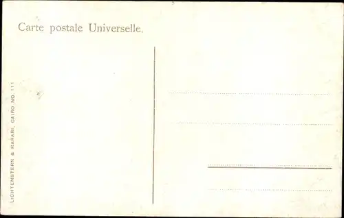 Ak Port Said Ägypten, Navigation dans le Canal, Dampfschiffe, Ruderboot