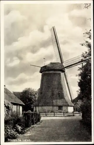 Ak Laren Nordholland Niederlande, Molen