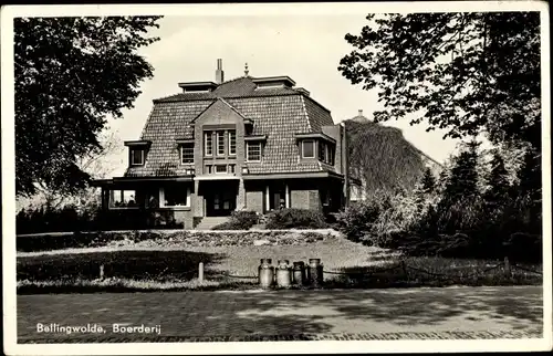 Ak Bellingwolde Groningen, Boerderij