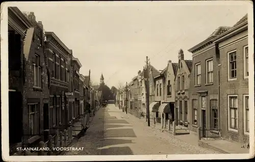 Ak Sint Annaland Zeeland Niederlande, Voorstraat