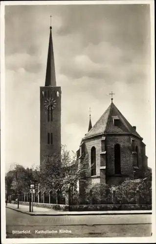 Ak Bitterfeld in Sachsen Anhalt, Kath. Kirche