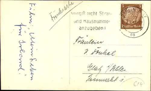 Ak Schauspielerin Anna Dammann, Portrait, Autogramm