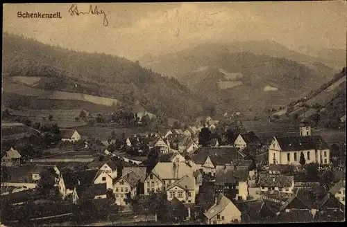 Ak Schenkenzell im Schwarzwald, Gesamtansicht