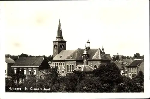 Ak Hulsberg Limburg Niederlande, St. Clemens Kerk