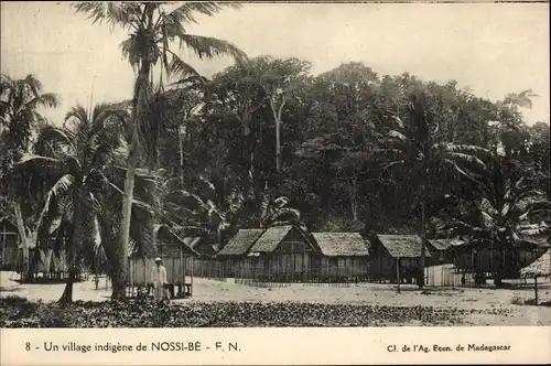 Ak Nosy Be Nossi Be Madagaskar, Un village indigene