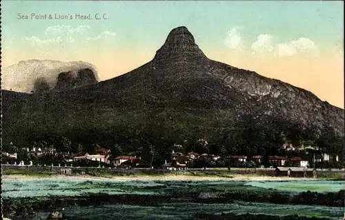 Ak Cape Town Kapstadt Südafrika, Sea Point, Lions Head