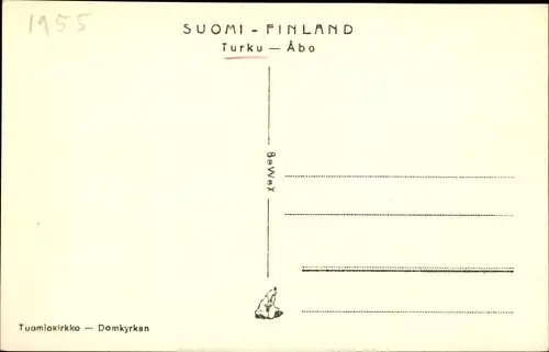 Ak Turku Åbo Finnland, Tuomiokirkko, Domkyrkan