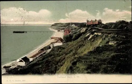 Ak Totland Isle of Wight England, Totland Bay