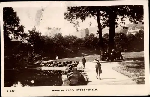 Ak Huddersfield Yorkshire England, Norman Park