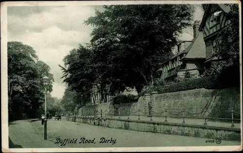 Ak Derby Derbyshire England, Duffield Road