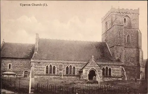 Ak Pewsey Vale of Pewsey in Wiltshire South West England, St Mary the Virgin, Upavon Church