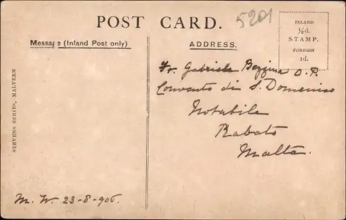 Ak Malvern Worcestershire England, The Ivy Scar and Town