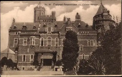 Ak Fraipont Nessonvaux Wallonien Lüttich, Château Hauzeur