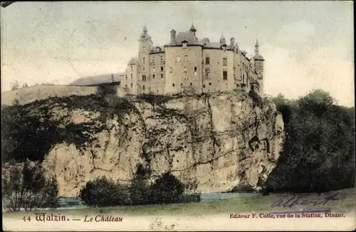 Ak Walzin Dinant Wallonien Namur, Schloss