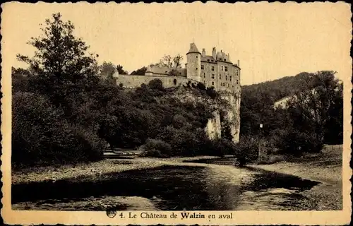 Ak Walzin Dinant Wallonien Namur, Schloss