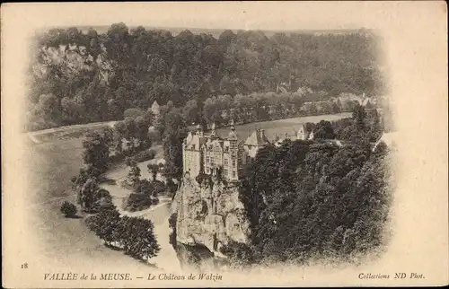 Ak Walzin Dinant Wallonien Namur, Schloss