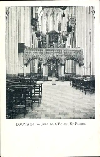 Ak Louvain Leuven Flämisch Brabant, Jubé de l'Eglise St-Pierre