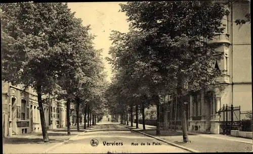 Ak Verviers Wallonien Lüttich, Rue de la Paix