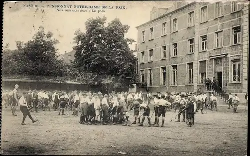Ak Namur Wallonien, Pensionnat Notre Dame de la Paix, le polo