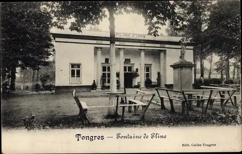 Ak Tongres Tongeren Flandern Limburg, Fontaine de Pline