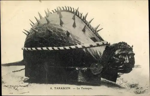Ak Tarascon Bouches du Rhône, La Tarasque