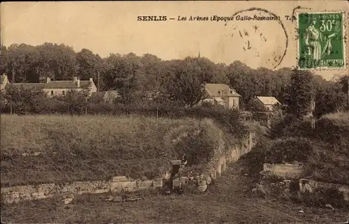 Ak Senlis Oise, Les Arenes