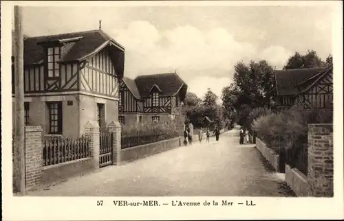Ak Ver sur Mer Calvados, L'Avenue de la Mer