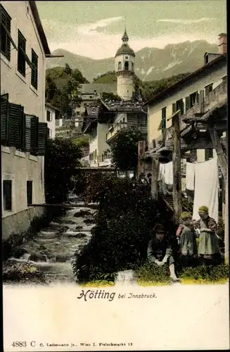 Ak Hötting Innsbruck in Tirol, Teilansicht der Stadt