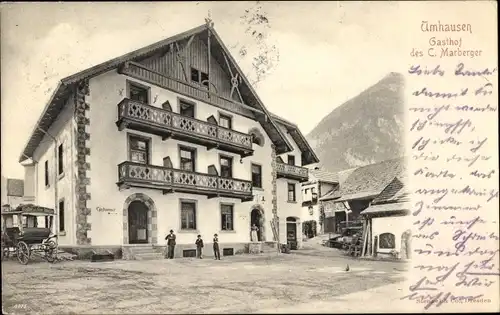 Ak Umhausen in Tirol, Gasthaus