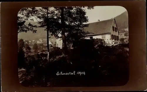 Ak Unbekannter Ort, Sehnetal, Sehmatal, Erzgebirge ? 1909