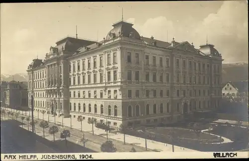 Foto Ak Villach in Kärnten, Staatsbahndirektionsgebäude