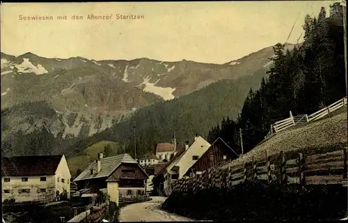 Ak Seewiesen Turnau Steiermark, Blick auf den Ort