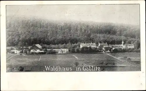 Ak Gablitz in Niederösterreich, Blick auf den Ort, Waldhaus