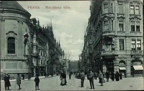 Ak Praha Prag, Straßenpartie, Mikulasska trida
