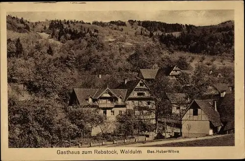 Ak Waldulm Kappelrodeck im Schwarzwald, Gasthaus zum Rebstock