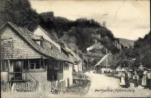Ak Höllental Buchenbach, Dorfpartie, Falkensteig