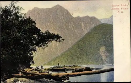Ak Neuseeland, Barron Peaks, Milford Sound