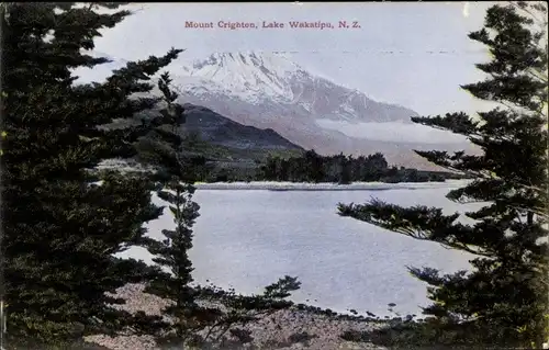 Ak Neuseeland, Mount Crighton, Lake Wakatipu