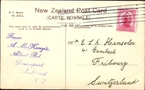 Ak Neuseeland, Geysers, Sanatorium, Grounds Rotorua