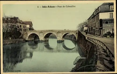 Ak Isle Adam Val d'Oise, Pont du Cabouillet
