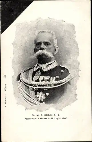 Ak Umberto I., König von Italien