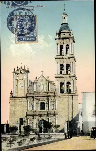 Ak Monterrey Nuevo León Mexiko, Cathedral